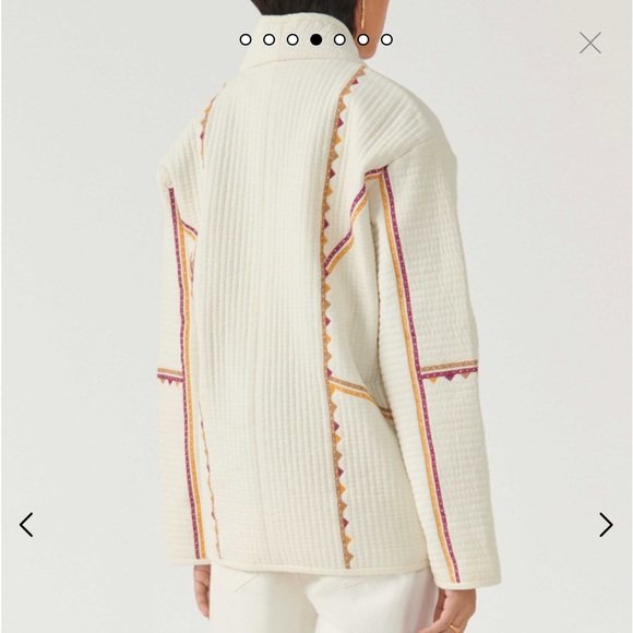 ba&sh Siago quilted embroidered jacket - Picture 9 of 9